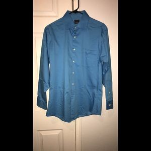 Mens blue dress shirt